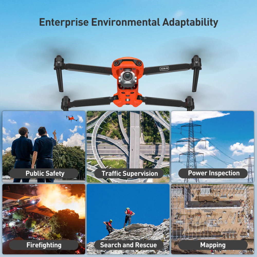 EVO II Enterprise V3 1" CMOS Sensor Camera Drone Include Speaker Spotlight Stobe in Stock - Image 7