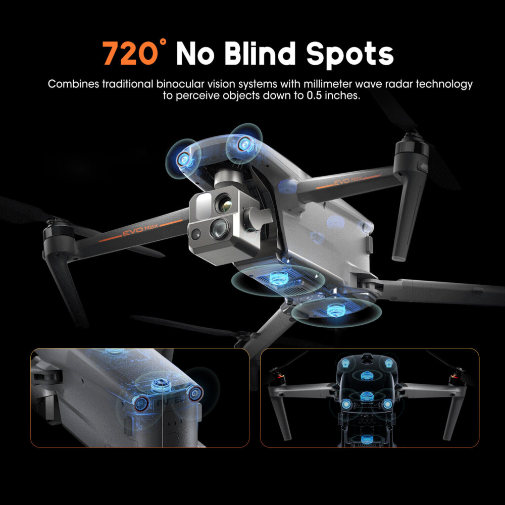 Autel Robotics Evo Max 4T 8K Drone with Smart Controller V3 ✅Three Chargers - Image 3