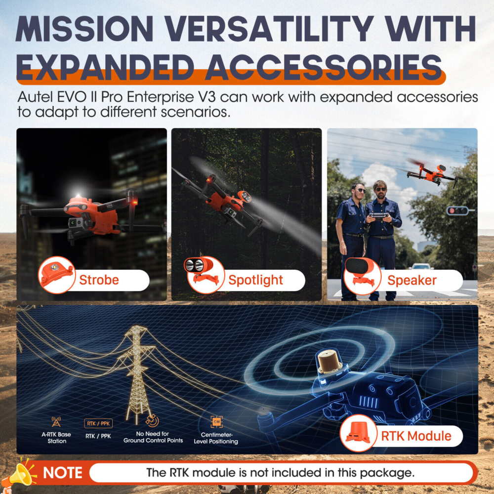 Autel EVO 2 Pro Enterprise V3 Bundle 6K HDR Video Smart Controller V3+RTK Module - Image 7