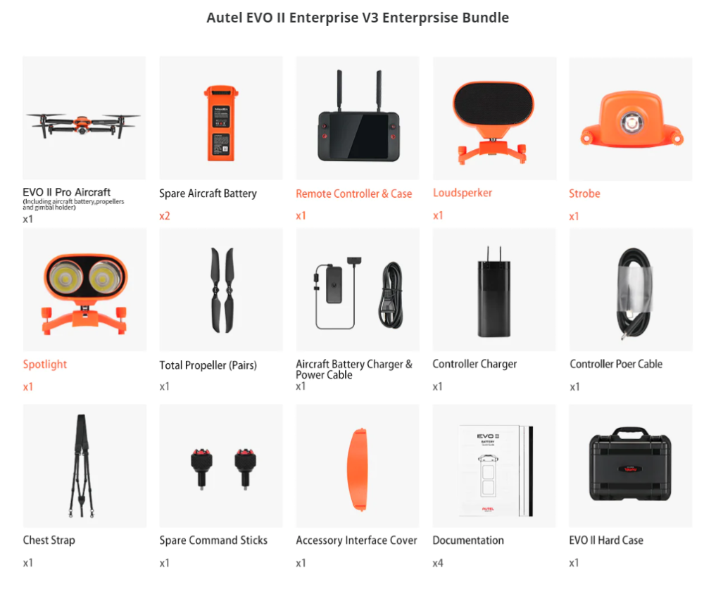 Autel EVO 2 Pro Enterprise V3 Bundle 6K HDR Video Smart Controller V3+RTK Module - Image 16