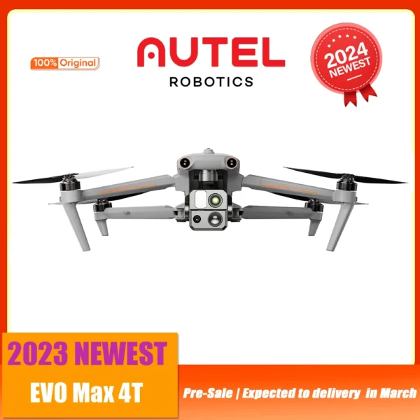 EVO Max 4T 8K Drone Smart Controller V3 42Min FCC 20KM Thermal Camera Drone with Laser Rangefinder