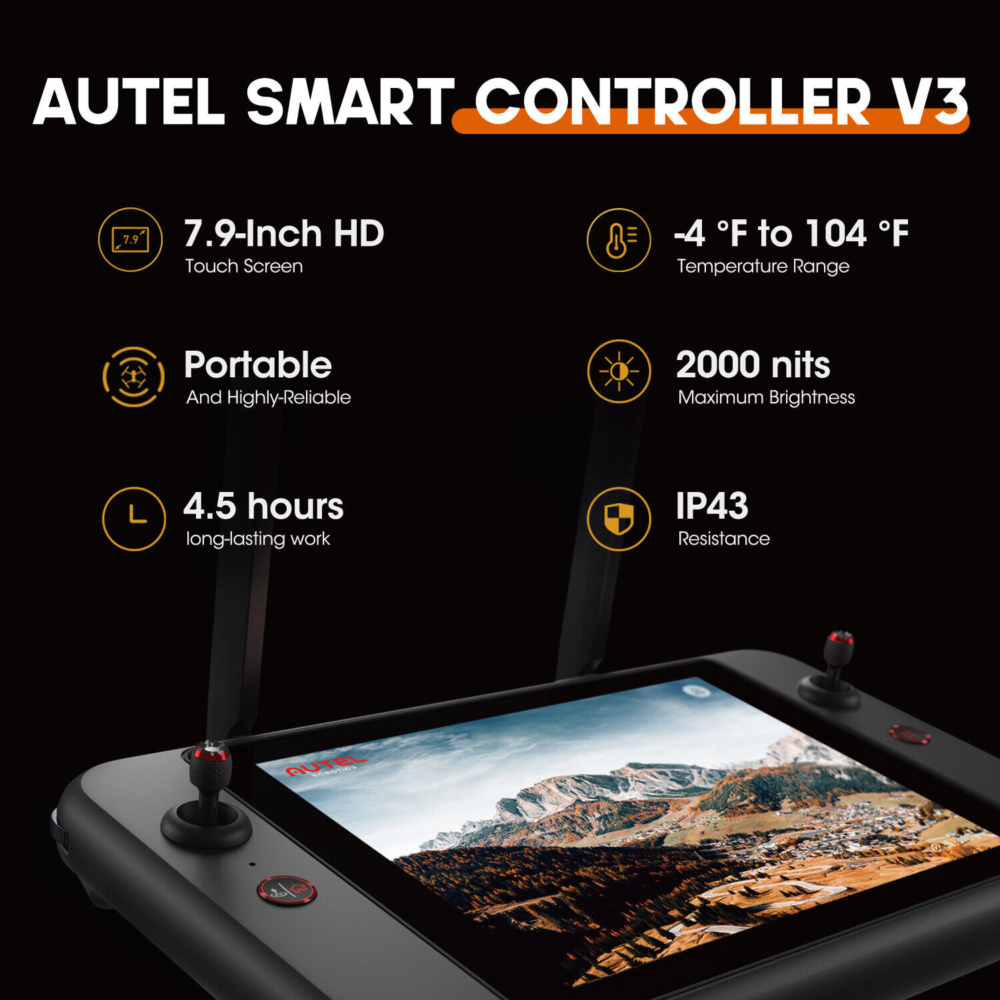 Autel EVO 2 Pro Enterprise V3 Bundle 6K HDR Video Smart Controller V3+RTK Module - Image 11
