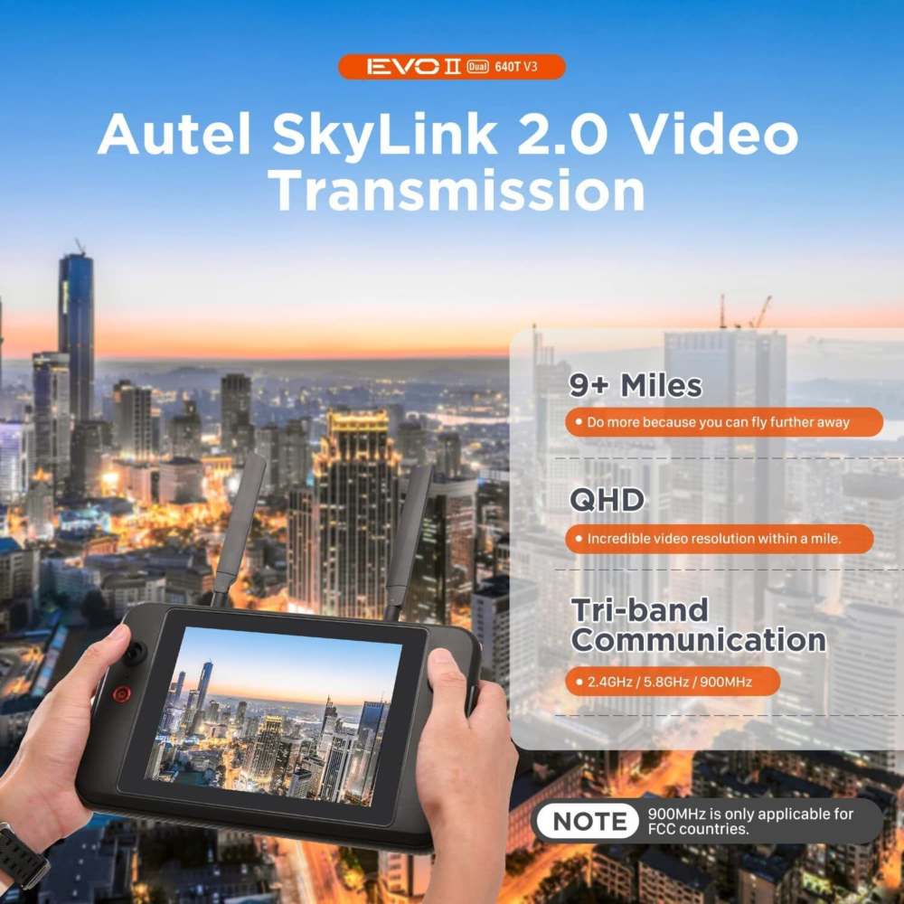 Autel EVO II Dual 640T V3 Thermal Drone 8K HDR Smart Controller V3 38 Min Flight - Image 9