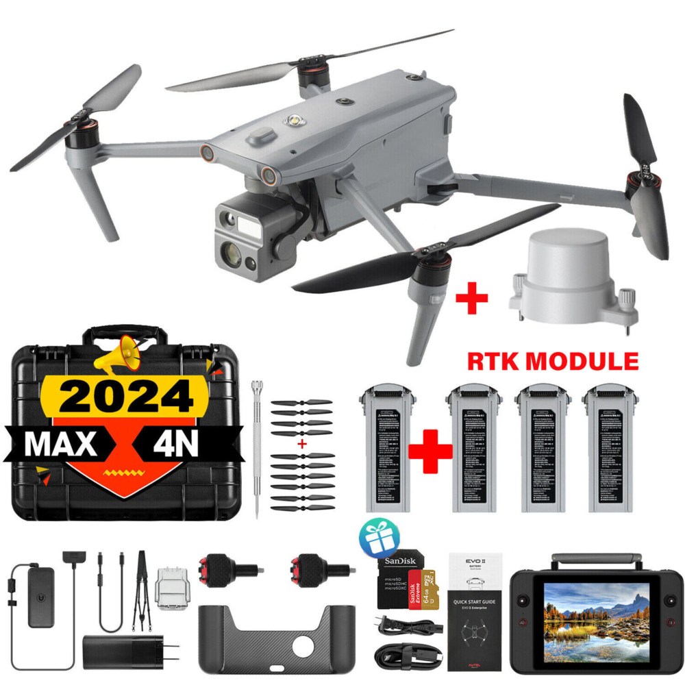 2024 Autel EVO Max 4N Thermal Fly More Bundle Laser Rangefinder+Rt - Image 2